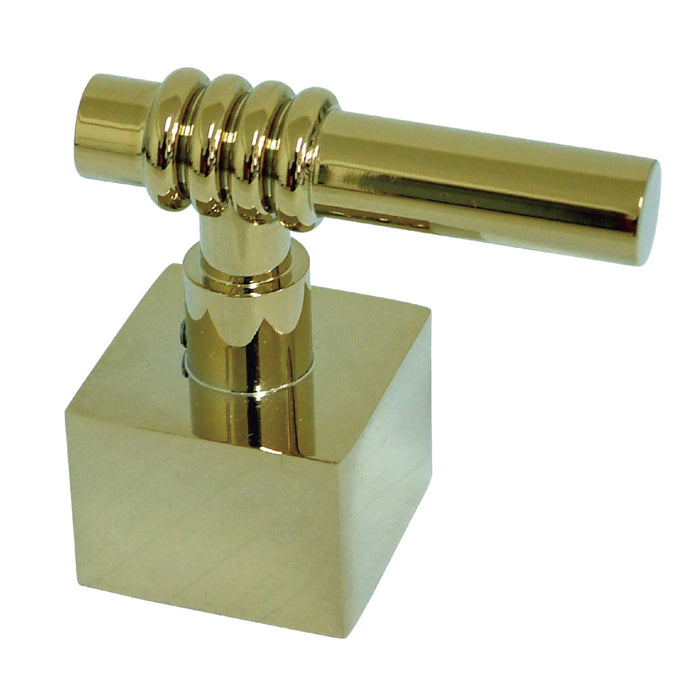 Kingston Milano KSH4362QL Metal Lever Handle, Polished Brass
