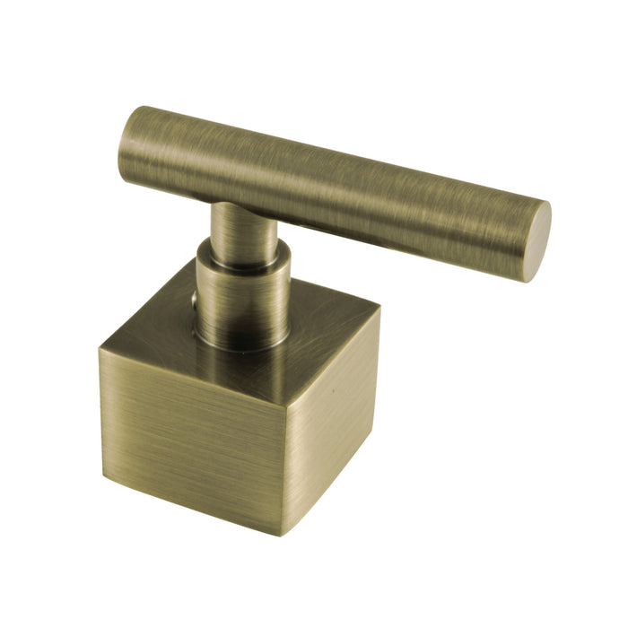 Kingston KSH4363CQL Brass Lever Handle, Antique Brass