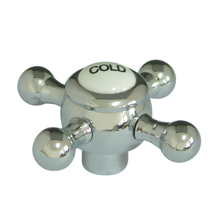 Kingston KSH4461BXC Brass Cross Handle (Cold Side), Polished Chrome