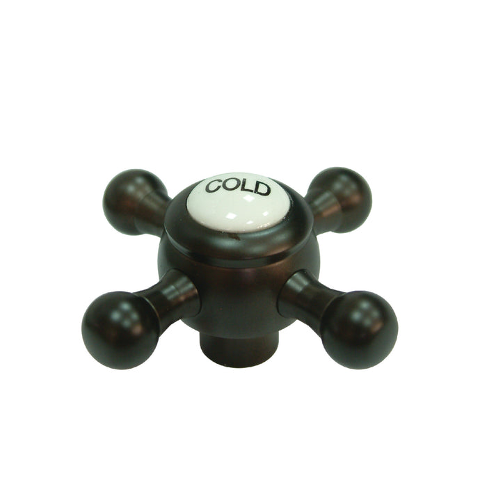 Kingston KSH4465BXC Brass Cross Handle (Cold Side), Oil Rubbed Bronze