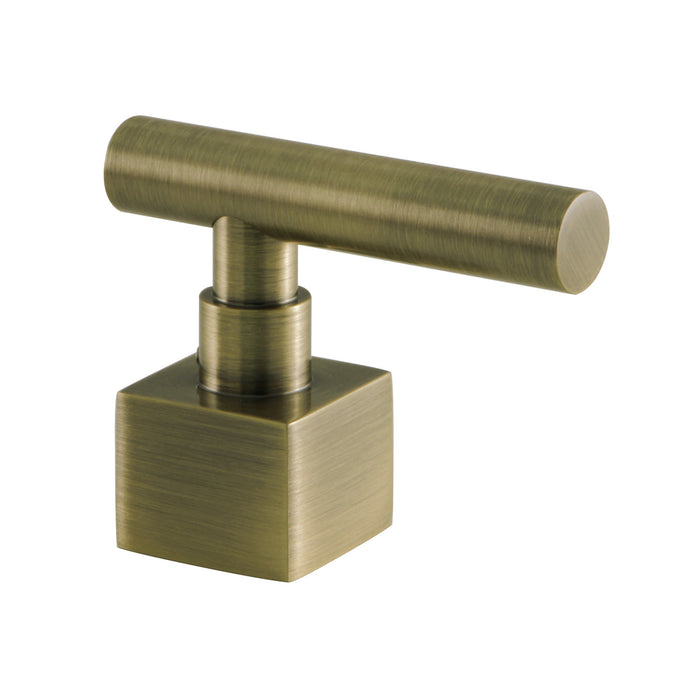 Kingston KSH4643CQL Brass Lever Handle, Antique Brass