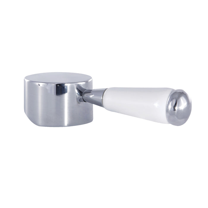 Kingston Paris KSH7411DPL Brass with Porcelain Lever Handle, Polished Chrome