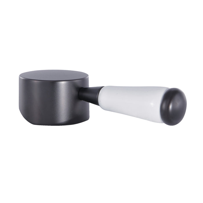 Kingston Paris KSH7415DPL Brass with Porcelain Lever Handle, Oil Rubbed Bronze