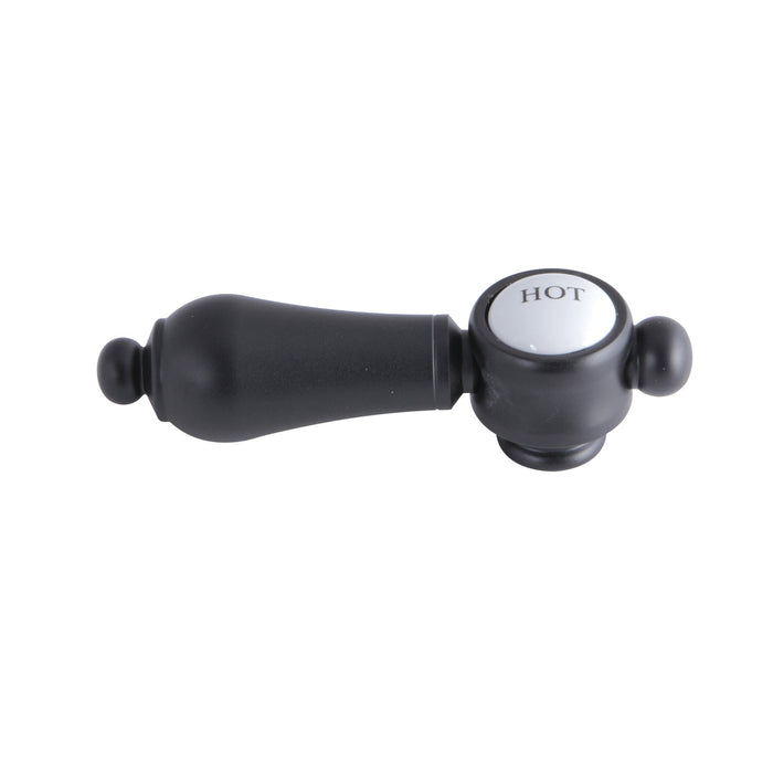 Kingston Heirloom KSH7610BALH Brass Lever Handle (Hot Side), Matte Black