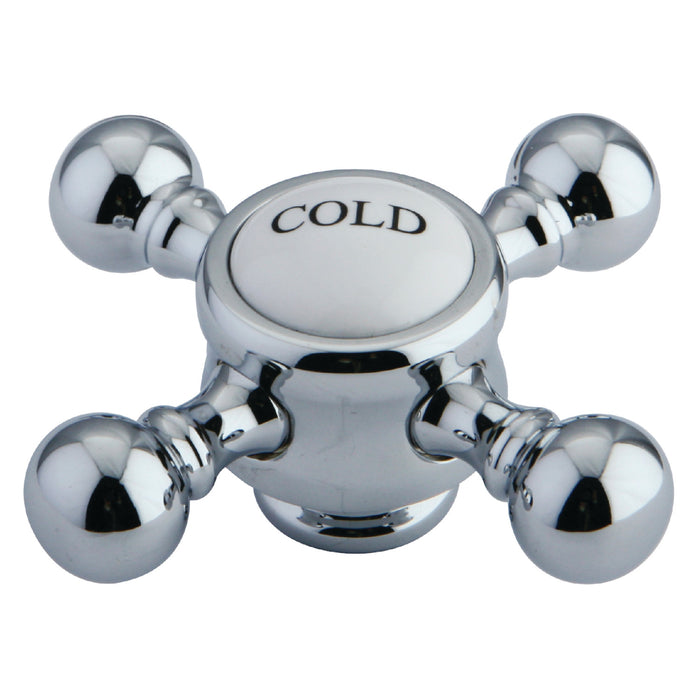 Kingston KSH7611BXC Metal Cross Handle (Cold Side), Polished Chrome