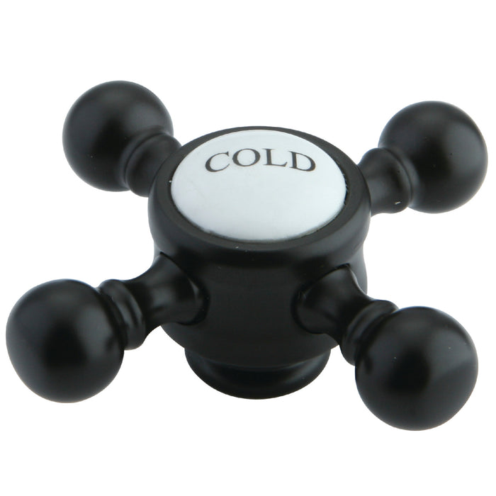 Kingston KSH7615BXC Metal Cross Handle (Cold Side), Oil Rubbed Bronze