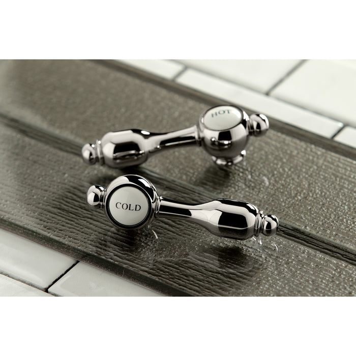 Kingston Tudor KSH7616TALC Brass Lever Handle (Cold Side), Polished Nickel