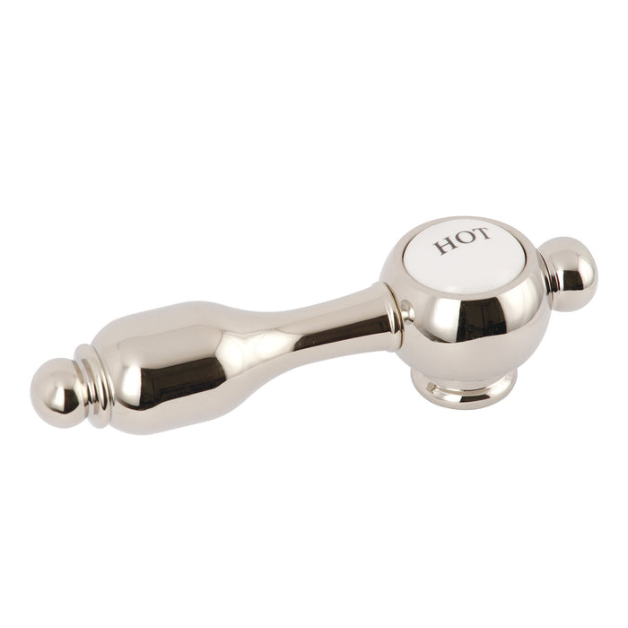 Kingston Tudor KSH7616TALH Brass Lever Handle (Hot Side), Polished Nickel