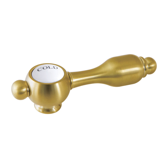 Kingston Tudor KSH7617TALC Brass Lever Handle (Cold Side), Brushed Brass