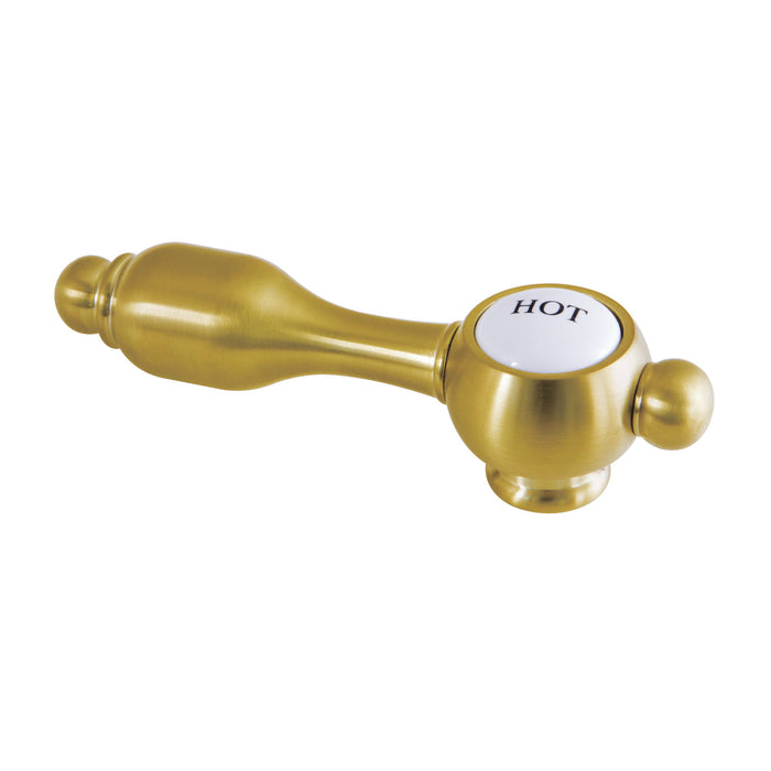 Kingston Tudor KSH7617TALH Brass Lever Handle (Hot Side), Brushed Brass