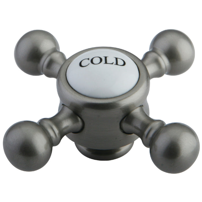 Kingston KSH7618BXC Metal Cross Handle (Cold Side), Brushed Nickel