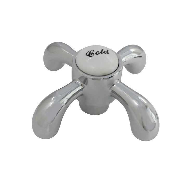 Kingston KSH7981TXC Brass Cross Handle (Cold Side), Polished Chrome