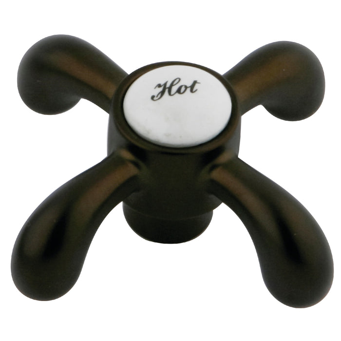 Kingston KSH7985TXH Brass Cross Handle (Hot Side), Oil Rubbed Bronze