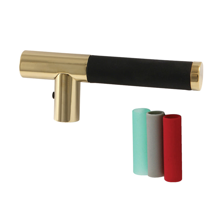 Kingston Kaiser KSH8122CKL Brass Lever Handle, Polished Brass