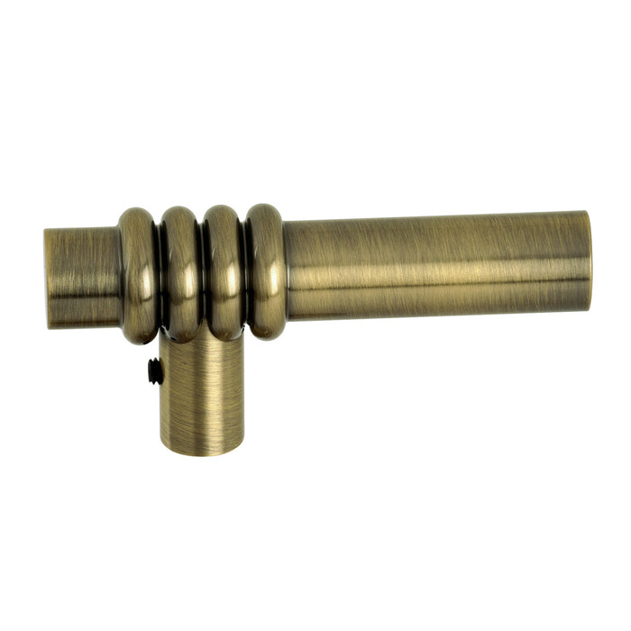 Kingston Milano KSH8123ML Metal Lever Handle, Antique Brass