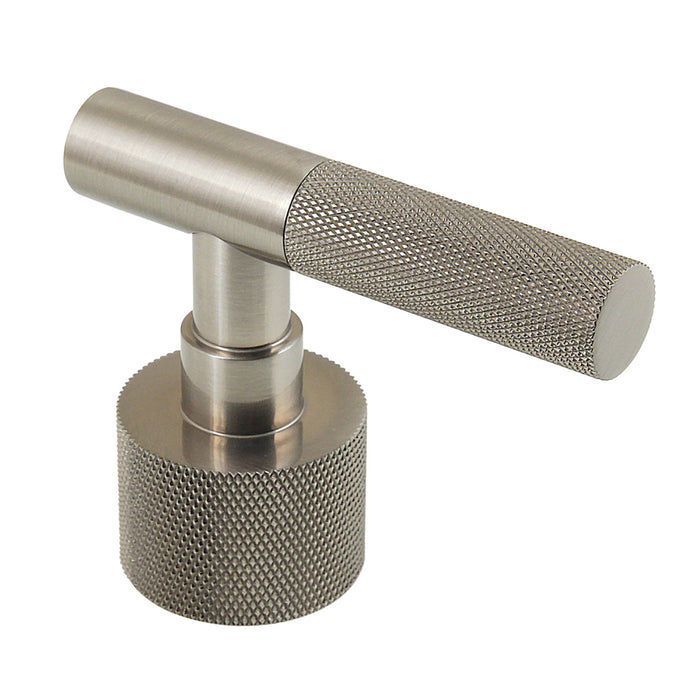Kingston Convergent KSH8608KNL Brass Knurled Lever Handle, Brushed Nickel