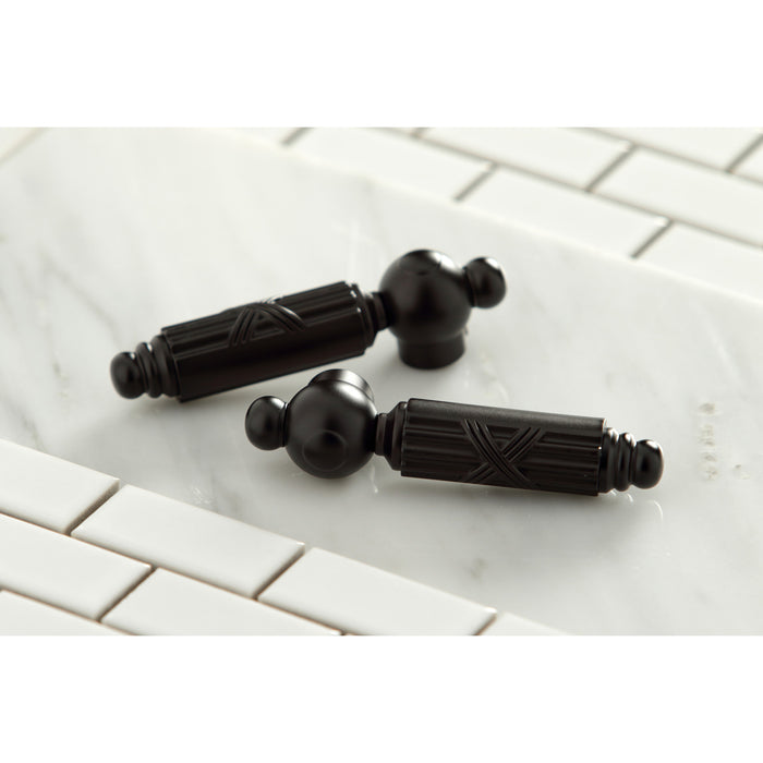 Kingston KSH9605GL Brass Lever Handle, Oil Rubbed Bronze
