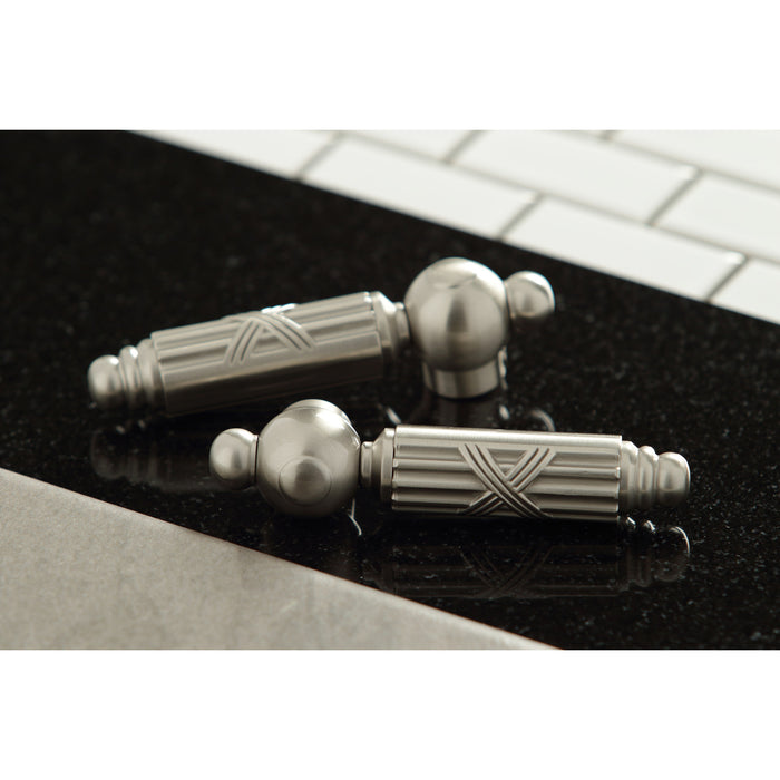 Kingston KSH9608GL Brass Lever Handle, Brushed Nickel