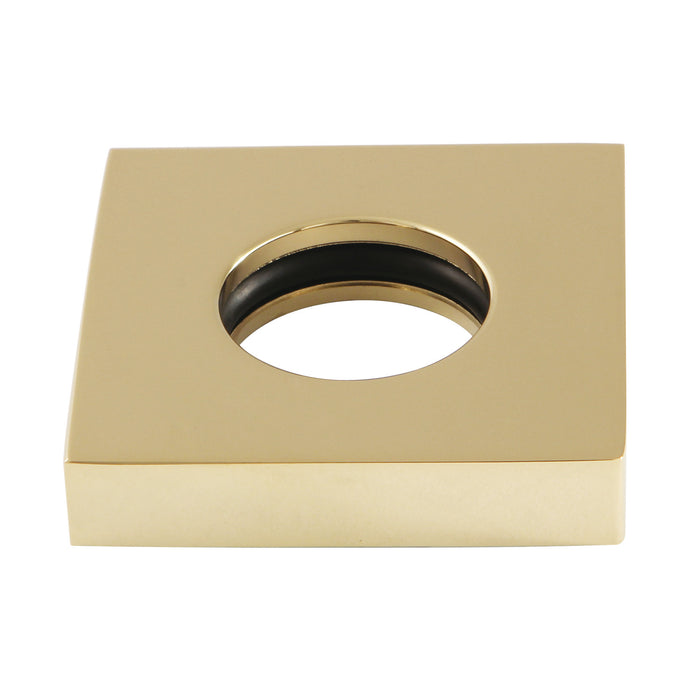 Kingston KSHF6122 Brass Square Handle Flange, Polished Brass