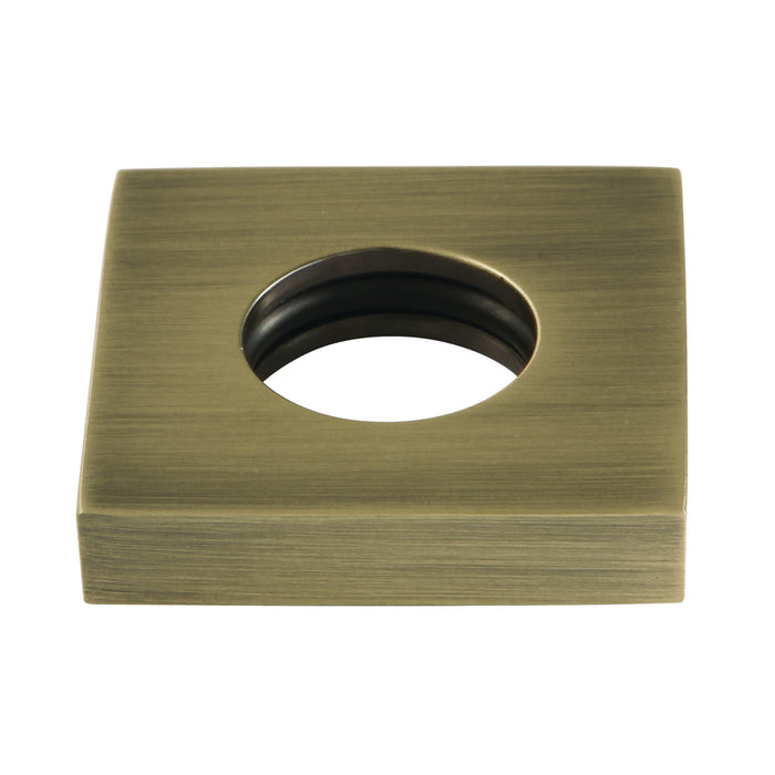 Kingston KSHF6123 Brass Square Handle Flange, Antique Brass