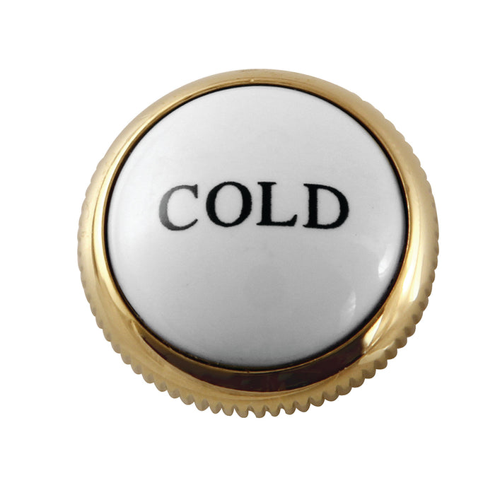 Kingston KSHI1162AXC Cold Handle Index Button, Polished Brass