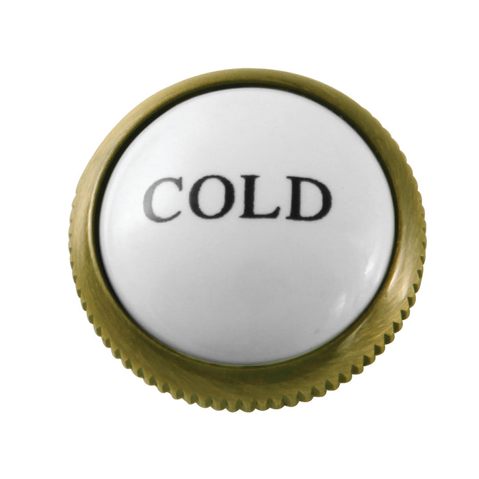 Kingston KSHI1163AXC Cold Handle Index Button, Antique Brass