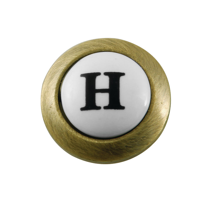 Kingston KSHI1163PXH Hot Handle Index Button, Antique Brass