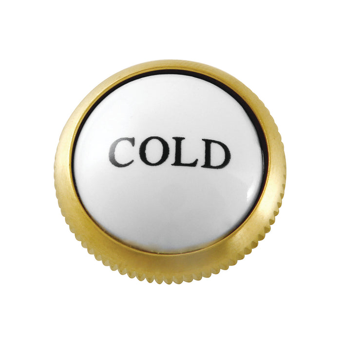 Kingston KSHI1167AXC Cold Handle Index Button, Brushed Brass