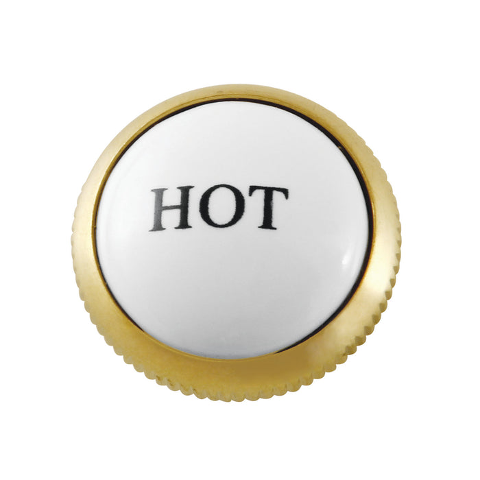 Kingston KSHI1167AXH Hot Handle Index Button, Brushed Brass
