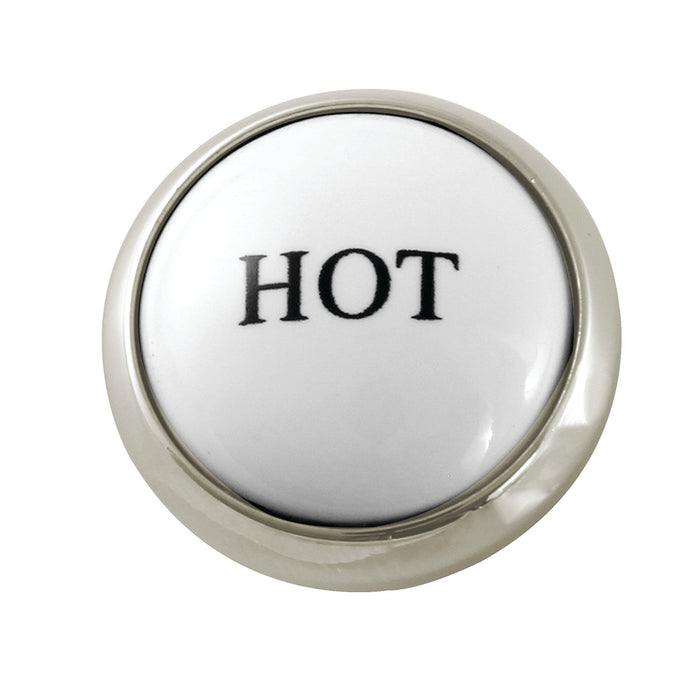 Kingston KSHI2966ZXH Hot Handle Index Button, Polished Nickel