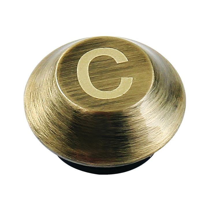 Kingston Kingston KSHI313ABC Cold Handle Index Button, Antique Brass