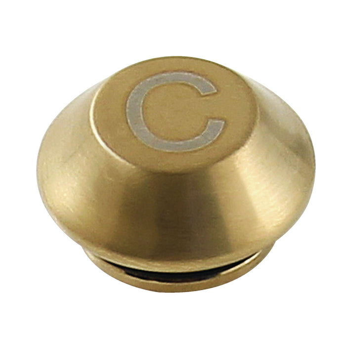 Kingston Kingston KSHI313SBC Cold Handle Index Button, Brushed Brass