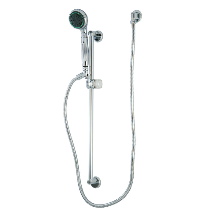Kingston Tulare KSK1801W1 - Made To Match Shower System with 24-Inch Slide/Grab Bar and Hand Shower, Polished Chrome