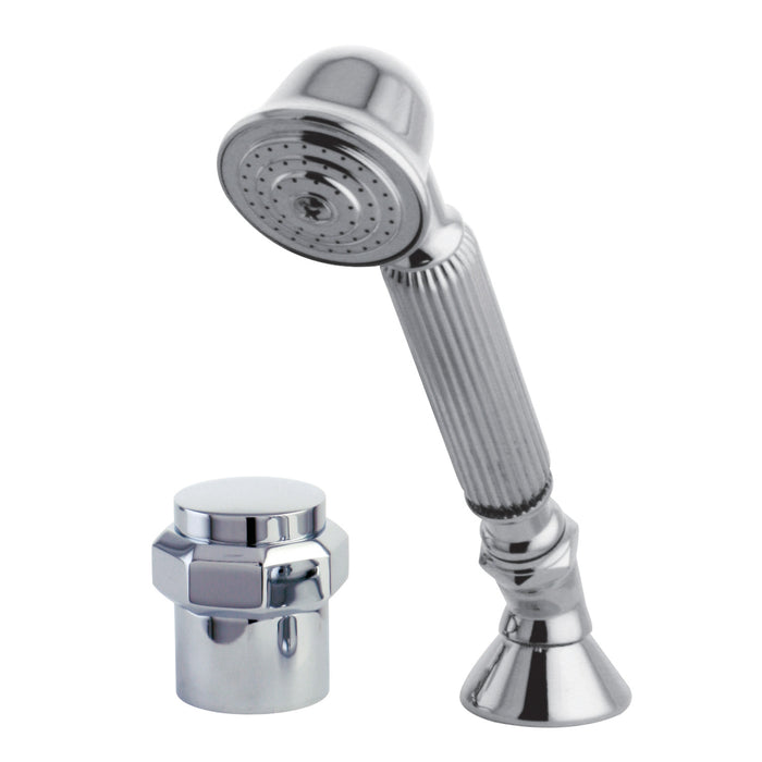 Kingston Tulare KSK2241ARTR Deck Mount Hand Shower with Diverter for Roman Tub Faucet, Polished Chrome
