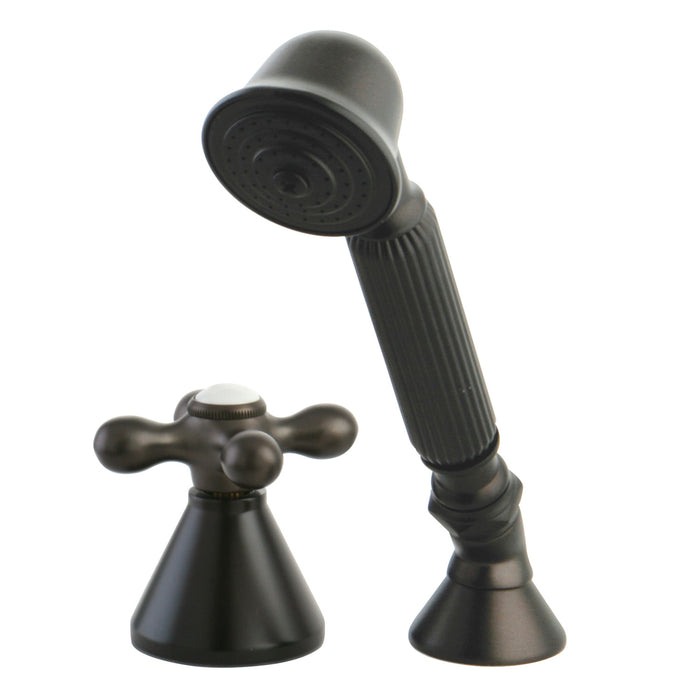 Kingston Tulare KSK2365AXTR Deck Mount Hand Shower with Diverter for Roman Tub Faucet, Oil Rubbed Bronze