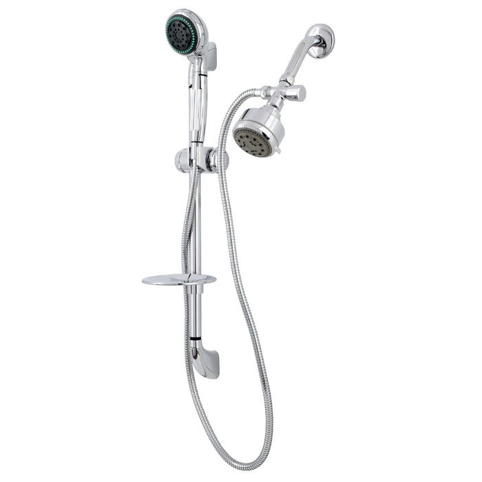 Kingston Tulare KSK2521SG1 - Made To Match Shower System with 22-Inch Slide Bar and Hand Shower, Polished Chrome