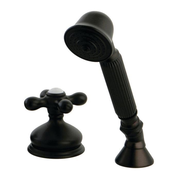 Kingston Heirloom KSK3335AXTR Deck Mount Hand Shower with Diverter for Roman Tub Faucet, Oil Rubbed Bronze