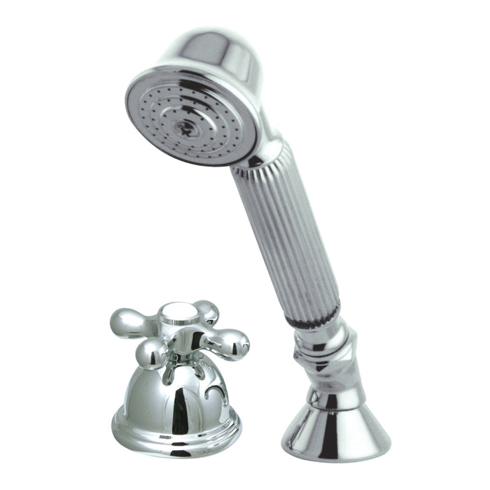 Kingston Heirloom KSK3351AXTR Deck Mount Hand Shower with Diverter for Roman Tub Faucet, Polished Chrome