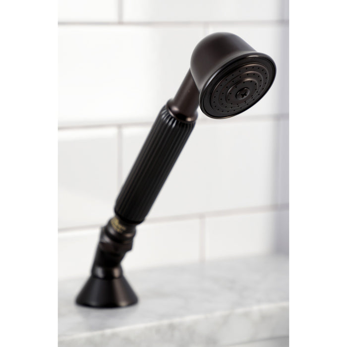 Kingston Heirloom KSK3355AXTR Deck Mount Hand Shower with Diverter for Roman Tub Faucet, Oil Rubbed Bronze