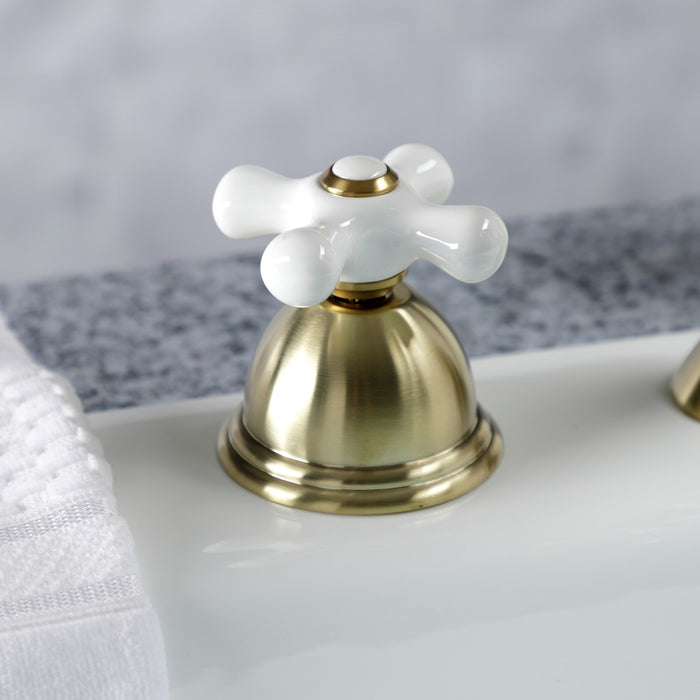 Kingston Heirloom KSK3357PXTR - Vintage Deck Mount Hand Shower with Diverter for Roman Tub Faucet, Brushed Brass