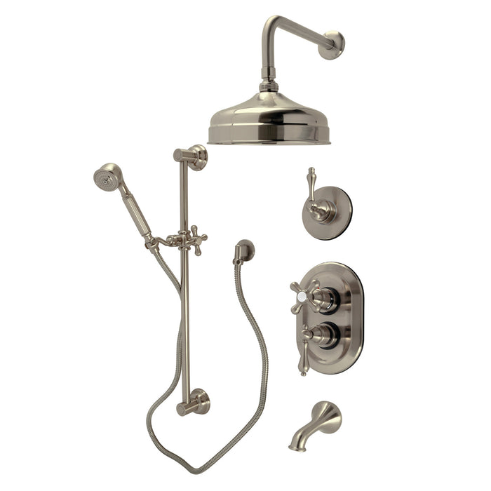 Restoration KSK36380AL Thermostatic Tub and Shower System, Brushed Nickel