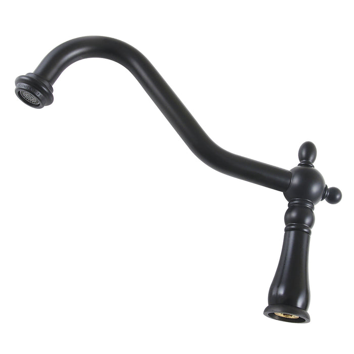 Kingston KSP1240 Brass Faucet Spout, Matte Black