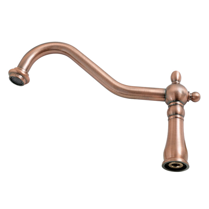 Kingston KSP124AC Brass Faucet Spout, Antique Copper