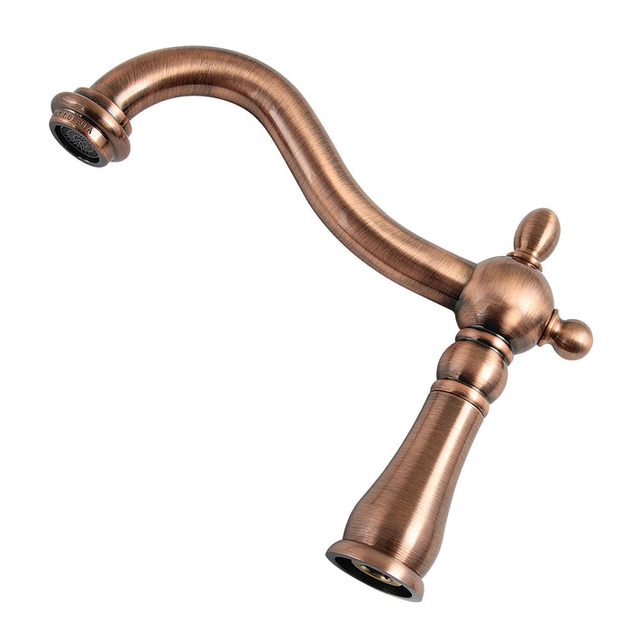 Heritage KSP126AC 1.8 GPM 6-1/2 Inch Brass Faucet Spout, Antique Copper