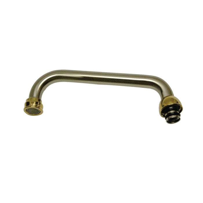 Kingston Magellan KSP213SNPB Faucet Spout, Brushed Nickel/Polished Brass