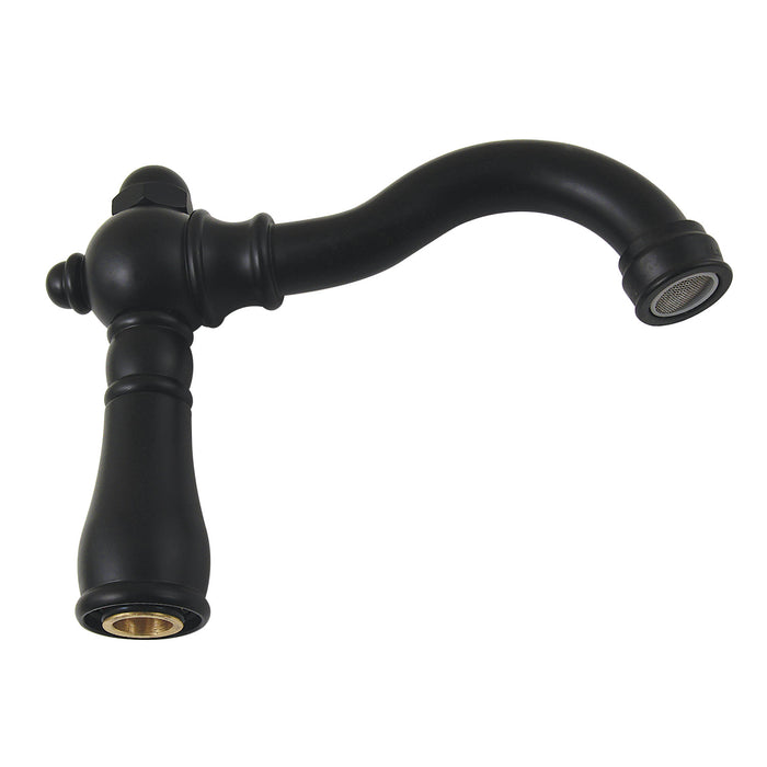 Vintage KSP3250 5-1/2" Brass Faucet Spout, 1.8 GPM, Matte Black