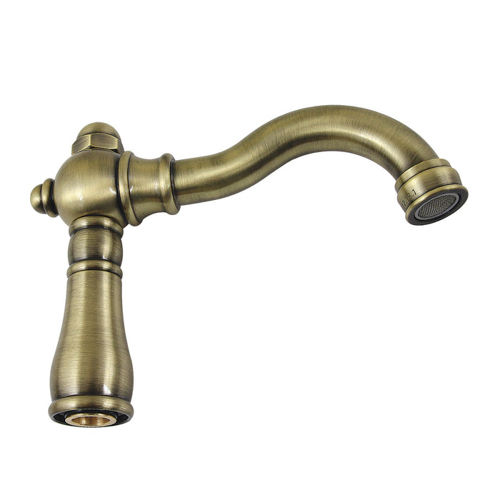 Kingston Vintage KSP3253 5-1/2" Brass Faucet Spout, 1.8 GPM, Antique Brass