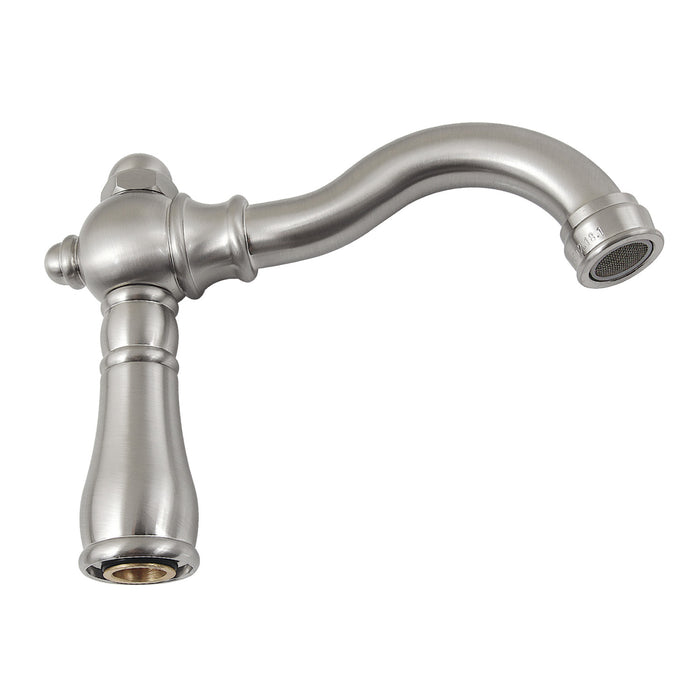 Kingston Vintage KSP3258 5-1/2" Brass Faucet Spout, 1.8 GPM, Brushed Nickel