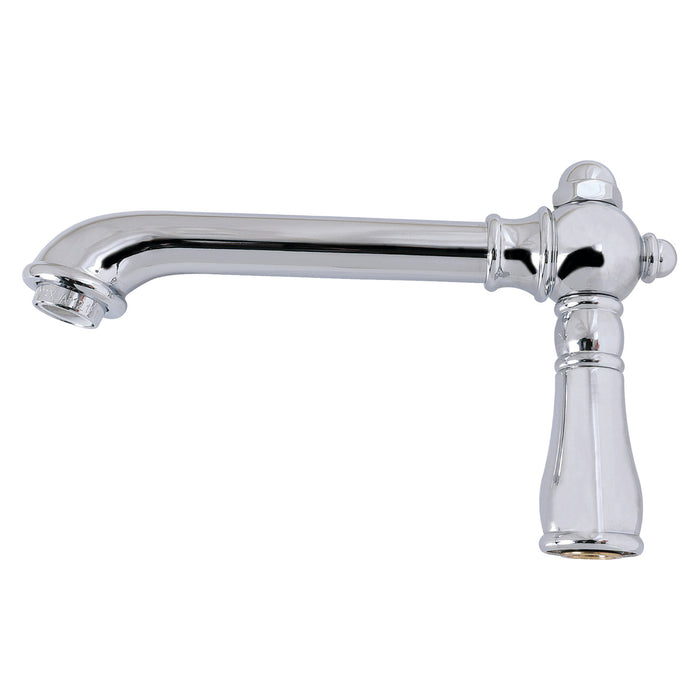 Kingston English Country KSP7241 6-5/8" Brass Faucet Spout, 1.2 GPM, Polished Chrome