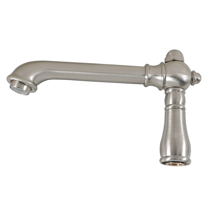 Kingston English Country KSP7248 6-5/8" Brass Faucet Spout, 1.2 GPM, Brushed Nickel